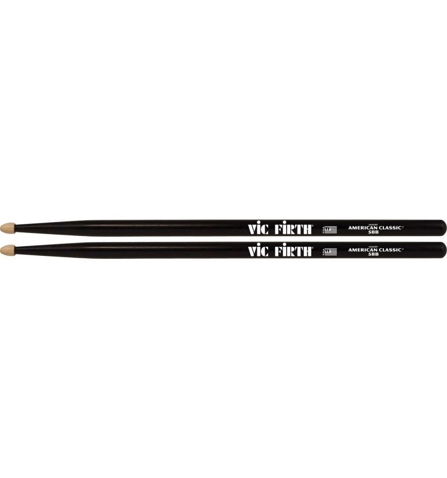 Vic Firth - Baguettes American Classic Hickory Noir 5BB