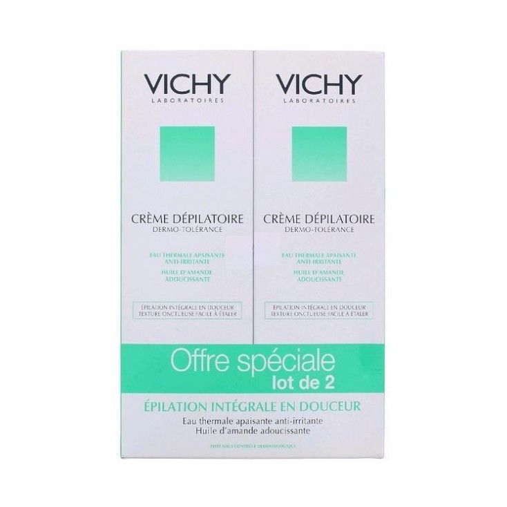 Vichy Creme Depilatoire Peau Sensible Grand Modele Lot De 2 X 150ml