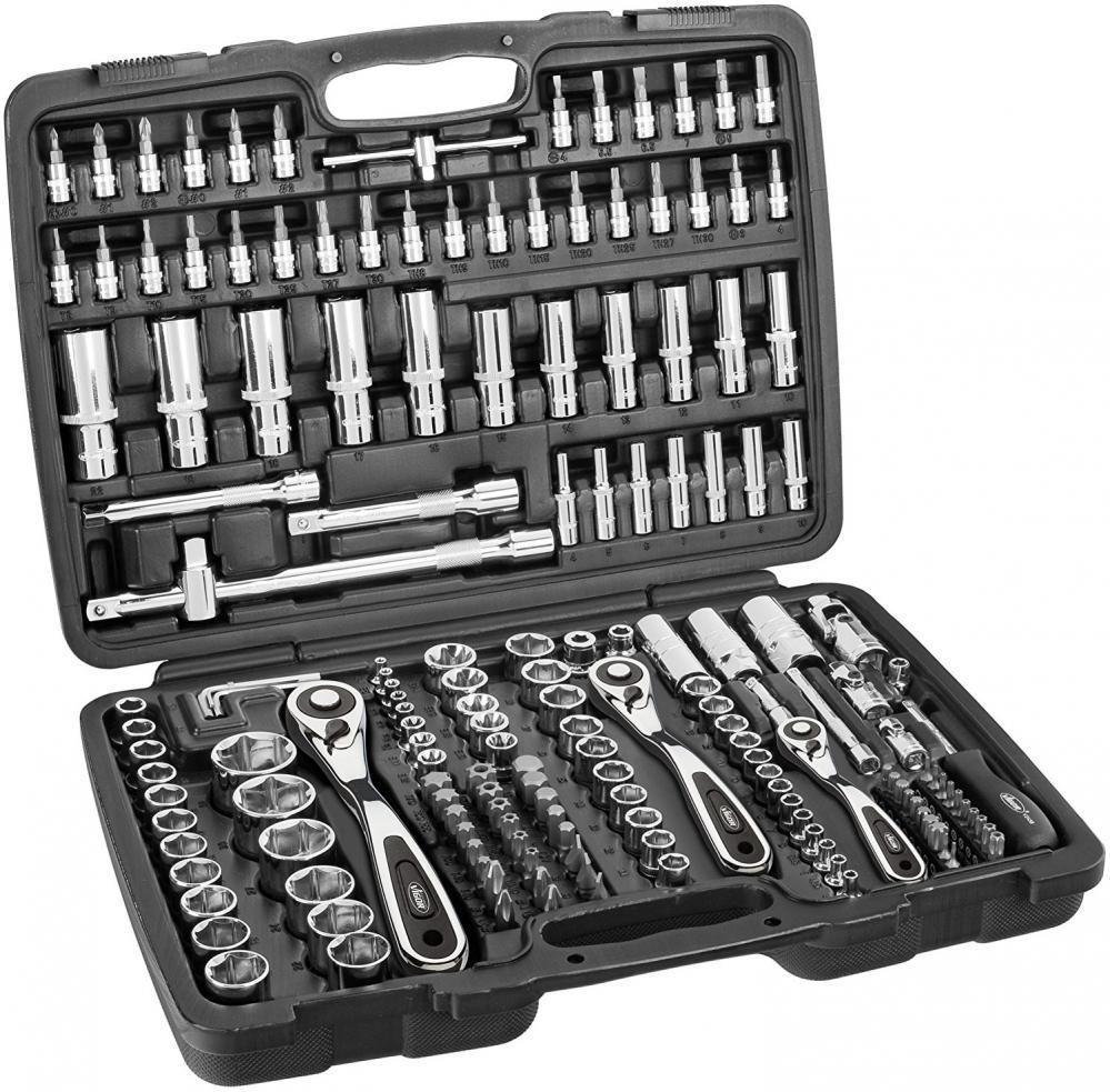 Jeu De Douilles - Vigor - V2461 - 172 Pieces - Hexagonal - Chrome