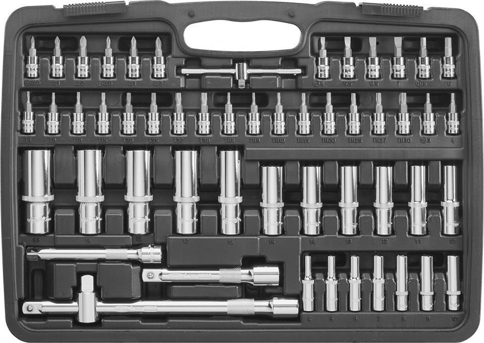 Jeu De Douilles - Vigor - V2461 - 172 Pieces - Hexagonal - Chrome