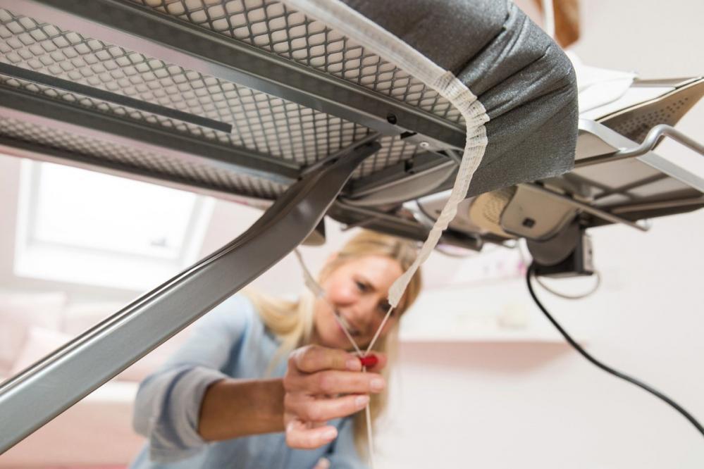 Vileda Rapid Housse De Planche A Repasser Coton Gris 1300 X 450 Mm 225 Mm 55 Mm