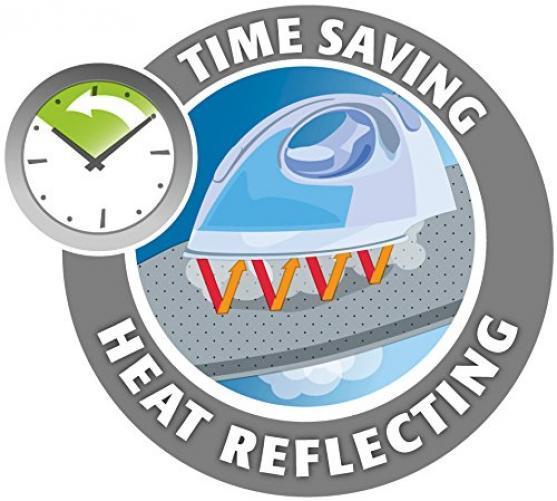 Vileda Rapid Housse De Planche A Repasser Coton Gris 1300 X 450 Mm 225 Mm 55 Mm