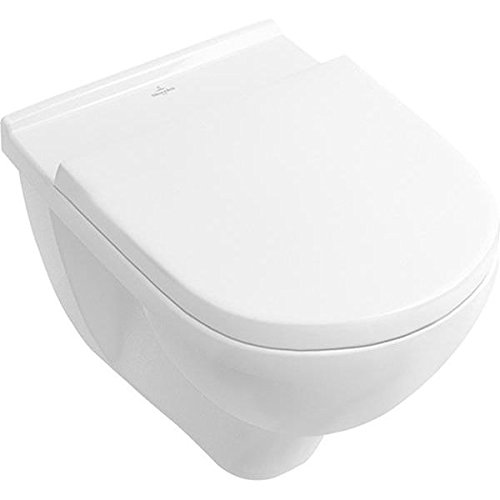 Villeroy Und Boch Villeroy & Boch O.novo Wc Abattant 9m38s101  Blanc, Charnieres Inoxydable, Soft Closing