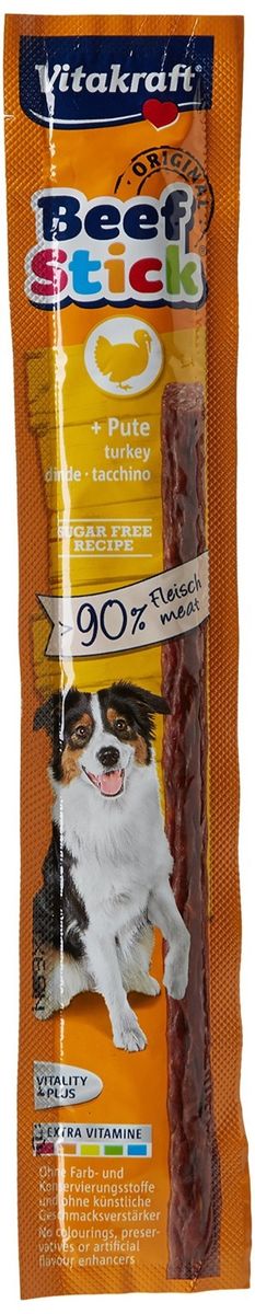 Vitakraft Beef Stick A La Dinde P/1 - Pour Chien