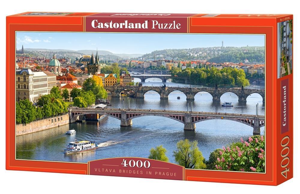 Vltava Bridges In Prague - Puzzle - 4000 Pieces - Casto