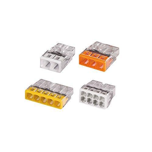 WAGO S2273 50 mini bornes de connexion rapide 2, 3, 5 et 8 entrees pour fils rigides - Wago