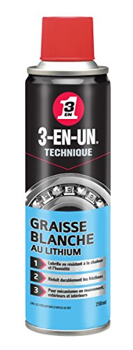 3 En Un Technique Graisse Blanche Au Lithium Aerosol 250 Ml