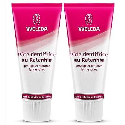 Weleda Duo Pate Dentifrice Au Ratanhia - 2 X 75 Ml - Lot 2 X 75 Ml