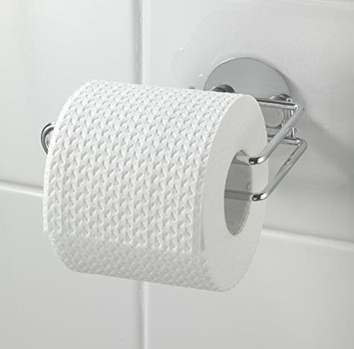 Porte Papier Wc Chrome,14x9x6cm - Wenko 18774100 Turbo-loc