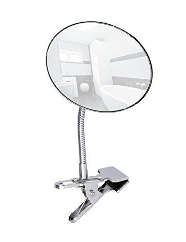 Miroir Grossissant X5 Clip - Wenko - Acier - Chrome - 19x19x4 Cm