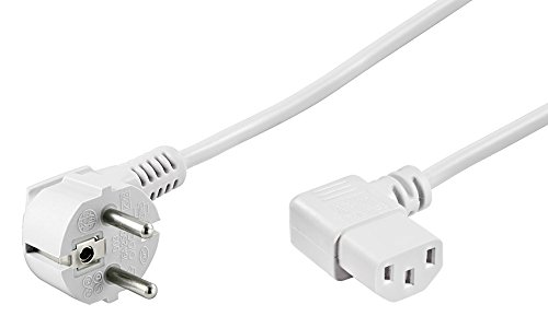 Cable D'alimentation Wentronic Nk 102 S-300 3m Weiss - Blanc - 3m - Cee7/7 Schuko - C13 Coupler