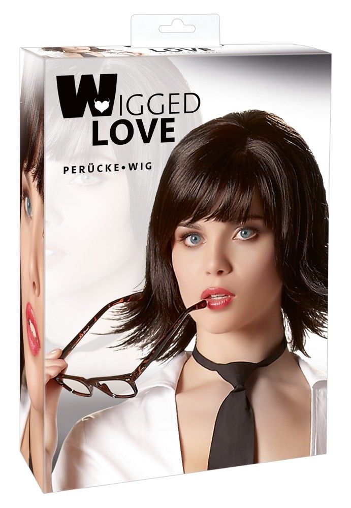 Perruque cheveux noir