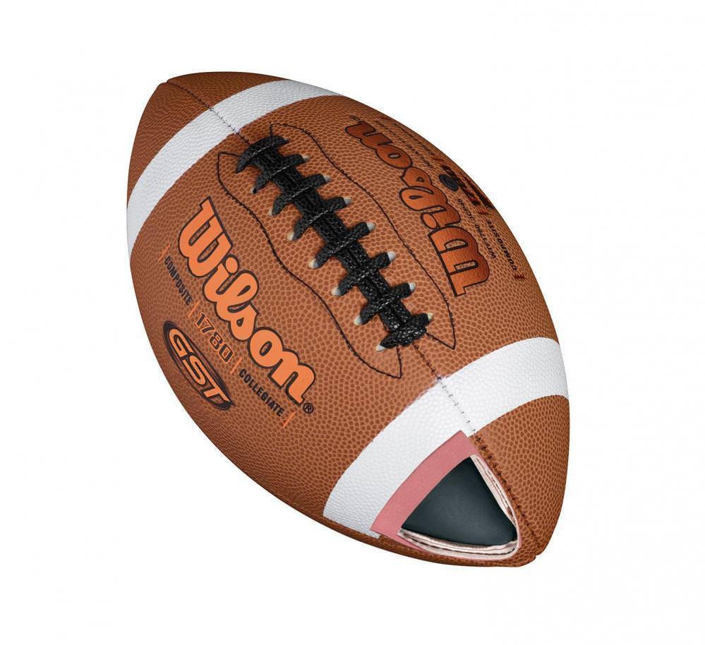Ballon  Football Americain Wilson Gst Composite Off Footbal Orange 72853 - Neuf