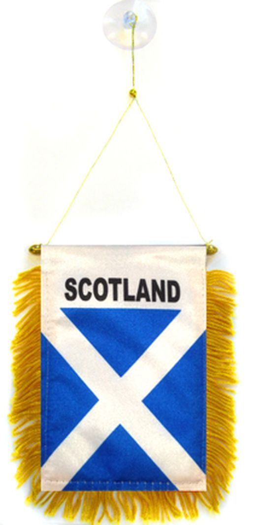 SCOTLAND mini banner 6'' x 4'' - SCOTTISH PENNANT 15 x 10 cm - mini banners 4x6