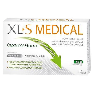 Xl-s Medical Capteur De Graisses 60 Comprimes