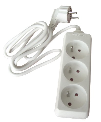 Bloc Multiprise 3x16a 2p+t - Blanc - Zenitech