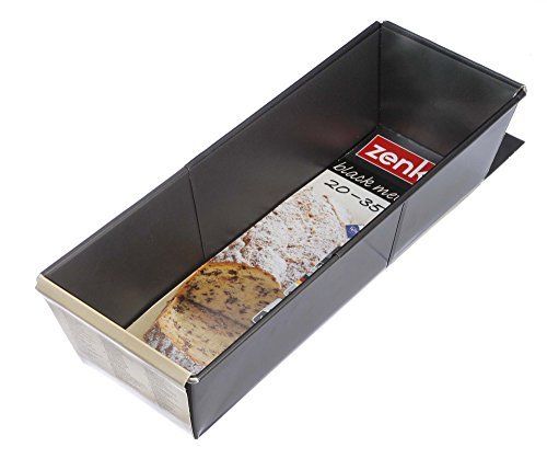 Moule A Cake Zenker Extensible 20 A 35 Cm Acier Inoxydable Antiadherent Noir Metallise