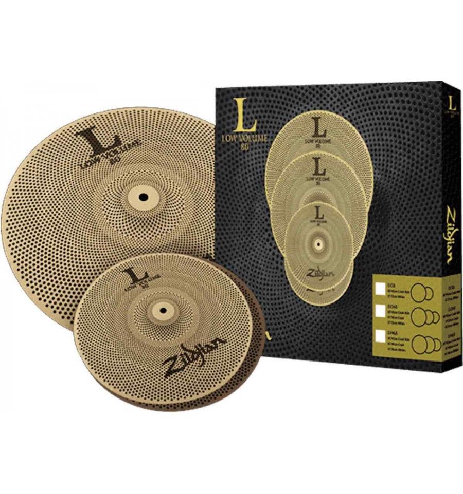 Zildjian Lv38 - Pack Cymbale L80 Low Volume 13 / 18