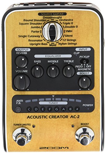 Zoom Ac-2 Acoustic Creator Electroacoustique Et Contrebasse