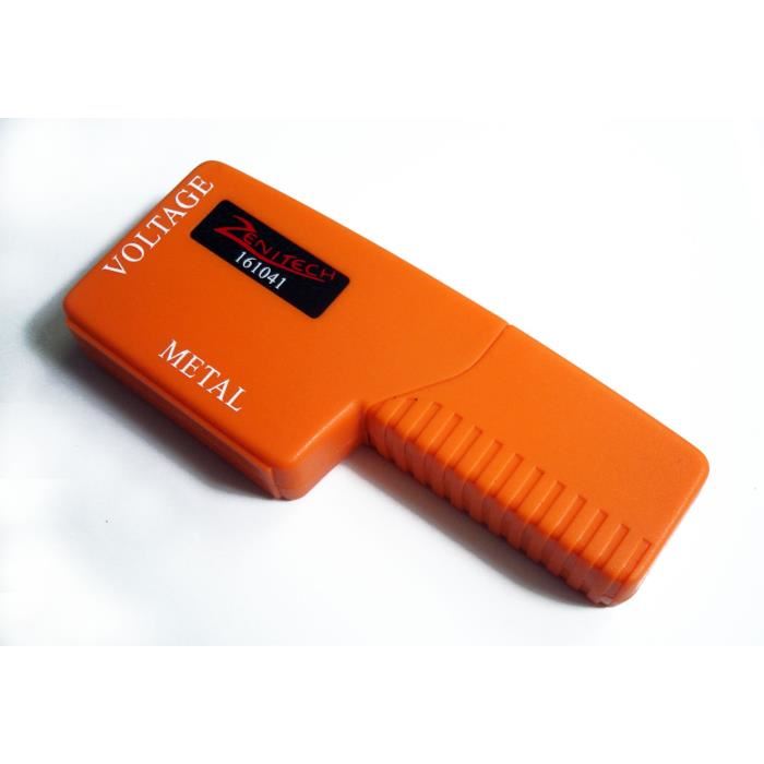 Detecteur De Courant Et Metaux - Zenitech - Voyant Lumineux Et Signal Sonore - Norme Ce