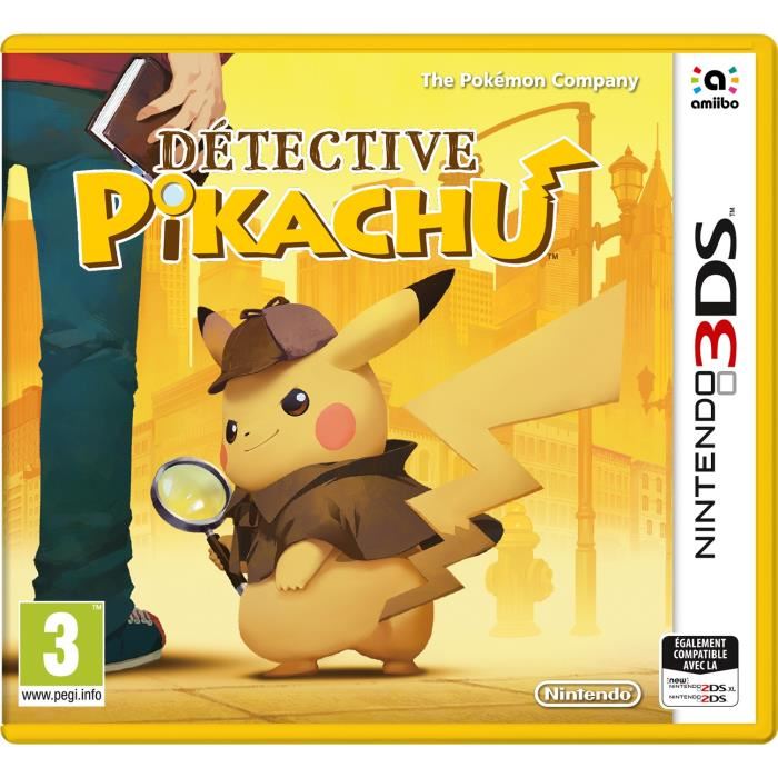 Detective Pikachu Jeu 3ds