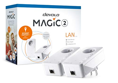 Devolo Magic 2 Lan Starter Kit 2 Adaptateurs Cpl 2400 Mbitss