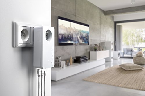 Devolo Dlan 1200 Triple Starter Kit Pont Gige Branchement Mural
