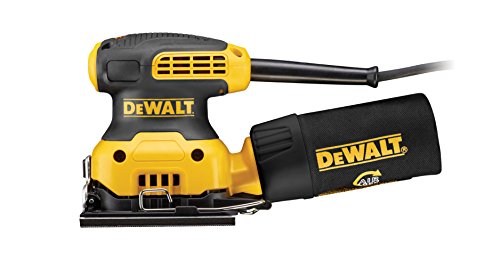 Ponceuse vibrante de finition DEWALT 230W 1/4 feuille DWE6411