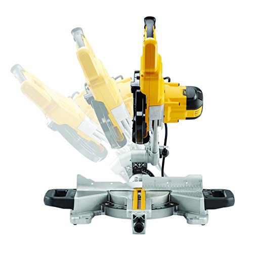 Scie A Onglets Radiale Dewalt Dws774 1400w O216mm Reglage 48° Plages De Coupe Max 250x62mm
