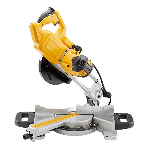 Scie A Onglets Radiale Dewalt Dws774 1400w O216mm Reglage 48° Plages De Coupe Max 250x62mm