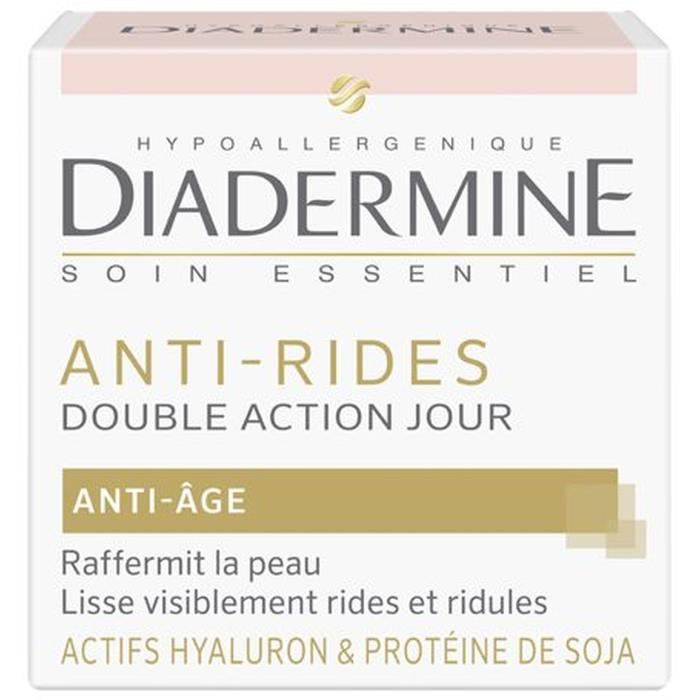 Diadermine Creme Antirides Double Action Jour - 50 Ml