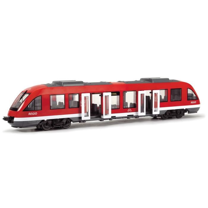 Train Miniature Dickie City Train Roulement Interieur Portes Et Toit Ouvrables