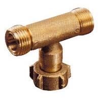 014111 raccord en te pour 2 bouteilles butane propane - DIPRA