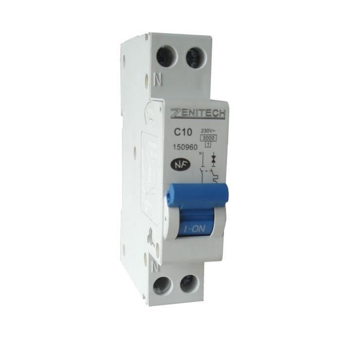 Disjoncteur Zenitech Phna  10a Nf