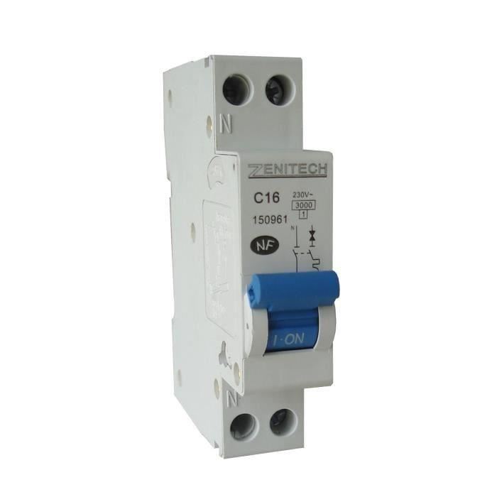 Disjoncteur Phn 16a Zenitech Nf