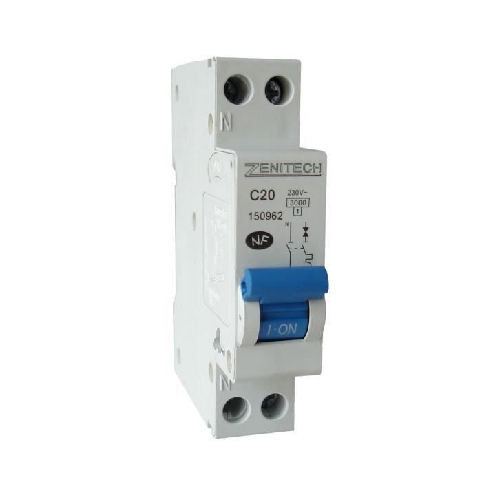 Disjoncteur Zenitech Phn 20a Nf