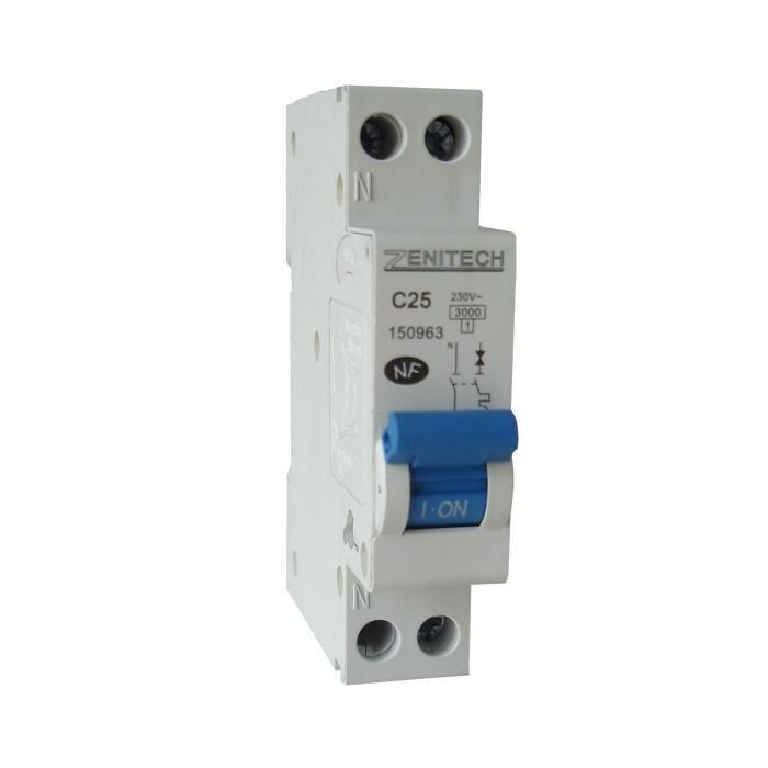 Disjoncteur Zenitech Phn 25a Nf