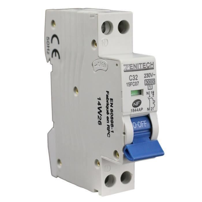 Disjoncteur Zenitech Phn 32a Nf