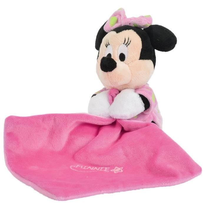 Disney Doudou Minnie Gid A Rose 15 Cm