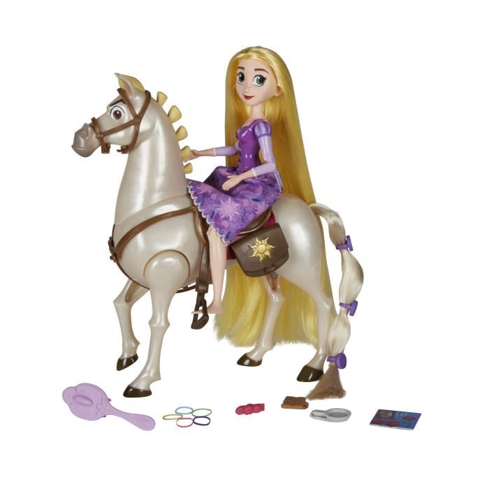 Disney Princesses - Raiponce Et Maximus - Poupee 20cm
