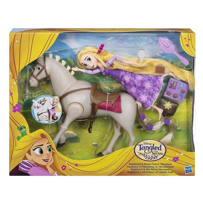 Disney Princesses - Raiponce Et Maximus - Poupee 20cm