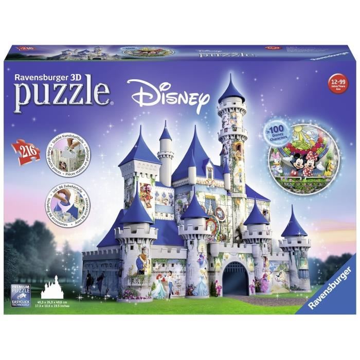 Ravensburger Pz 3d Chateau Disney 216p, Puzzle