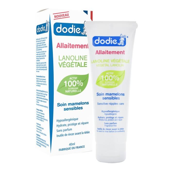 Dodie Hygiene & Soin Crevasses Lanoline Vegetale 40ml