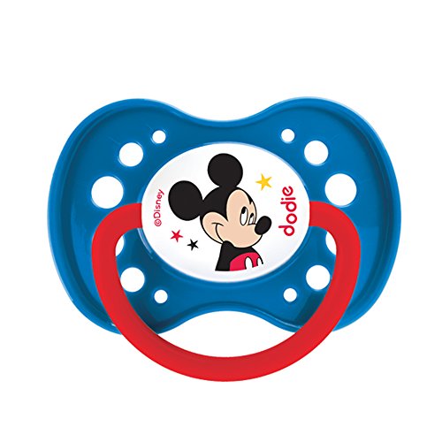 Dodie 2 sucettes anatomique silicone mickey +18m