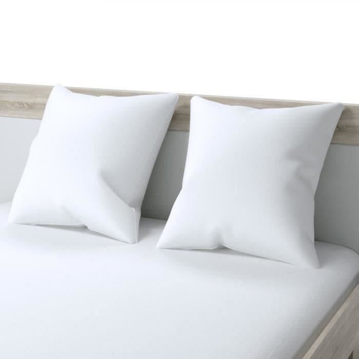 Oreiller Grand Luxe Dodo Quallofil Allerban 60 X 60 Cm Blanc