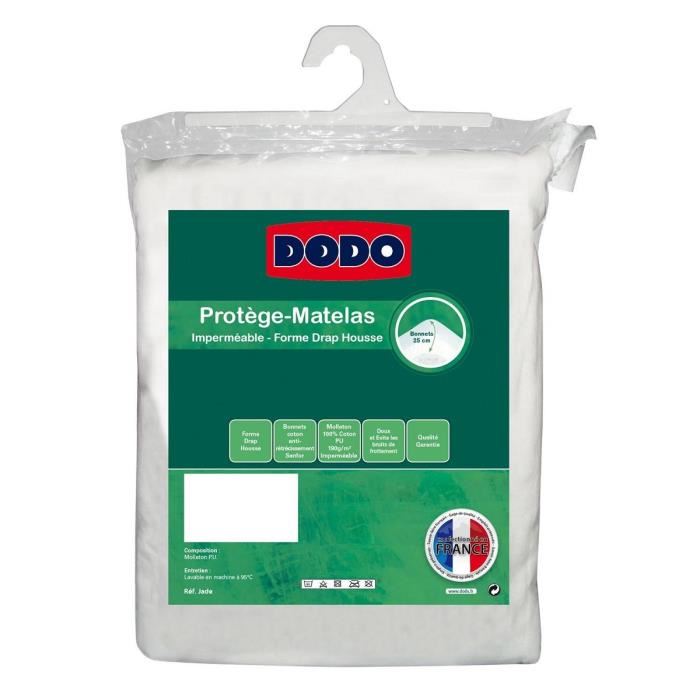 Dodo Protege-matelas Alese Impermeable Jade 140x190 Cm