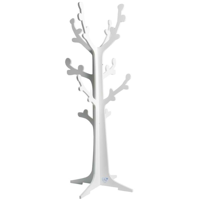 Porte-manteau En Forme De Cerisier - Domiva - Blanc - 45 X 120 Cm