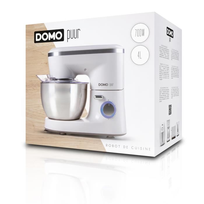 Robot De Cuisine Domo - 4l Blanc Do9175kr