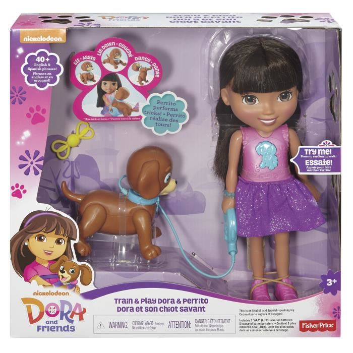 Mattel Dora Lexploratrice Dora Et Son Chiot Savant