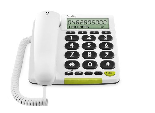 Doro Telephone Filaire Phoneeasy 312cs Avec Id D'appelant - Blanc